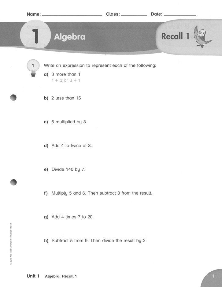 Shaping Maths Activity Book 6A (3rd Edition)