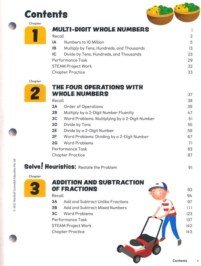 Primary Mathematics 2022 Student Book 5A (Revised Edition)