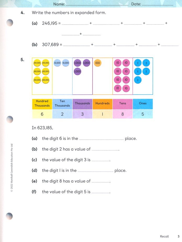 Primary Mathematics 2022 Student Book 5A (Revised Edition)