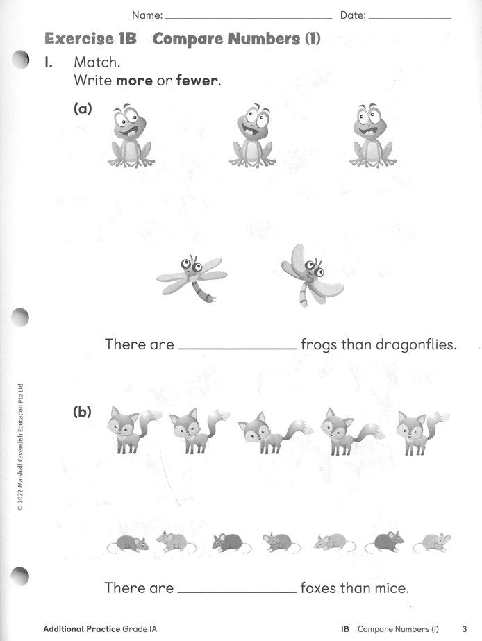 Primary Mathematics 2022 Additional Practice 1A