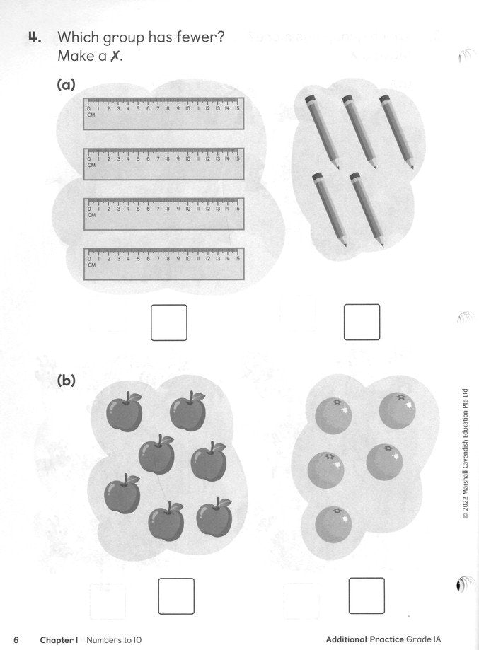 Primary Mathematics 2022 Additional Practice 1A
