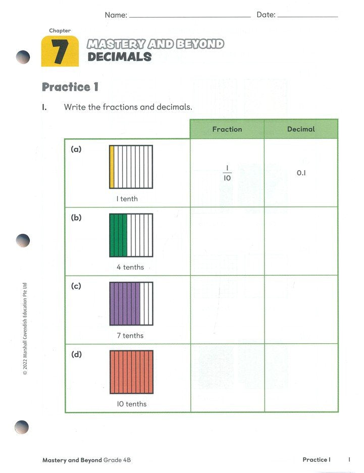 Primary Mathematics 2022 Mastery and Beyond 4B