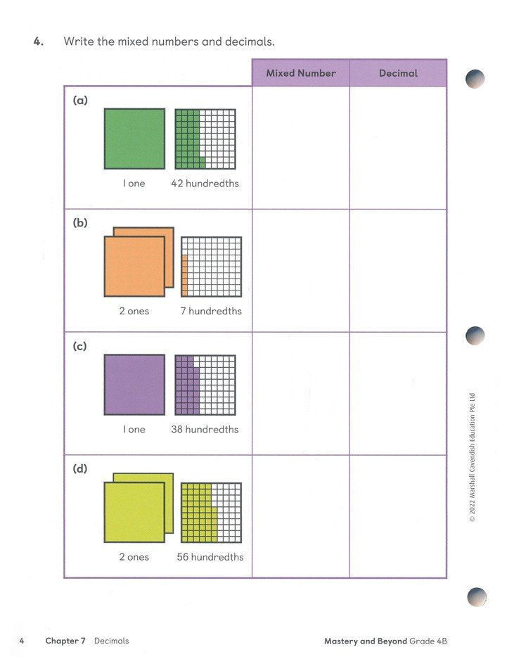 Primary Mathematics 2022 Mastery and Beyond 4B