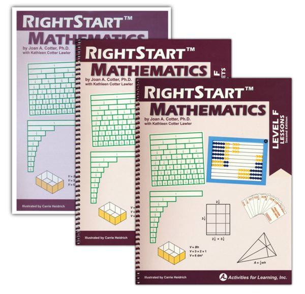 RightStart Mathematics Level F Book Bundle, Second Edition